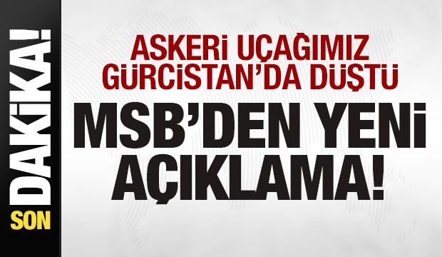 Askeri uçağımız düştü! MSB'den son dakika açıklaması