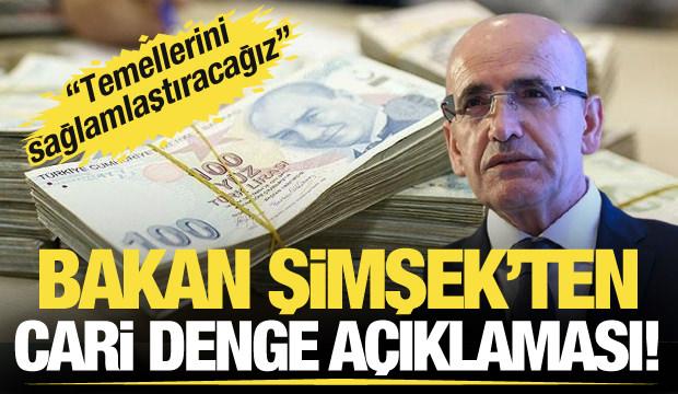 Bakan Şimşek: Cari dengenin temellerini sağlamlaştıracağız