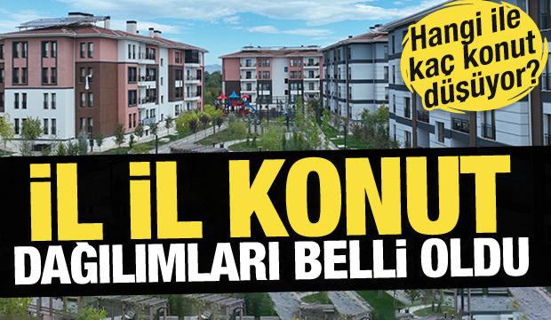 Başvuru patlaması yaşanacak! İl il konut dağılımları belli oldu...