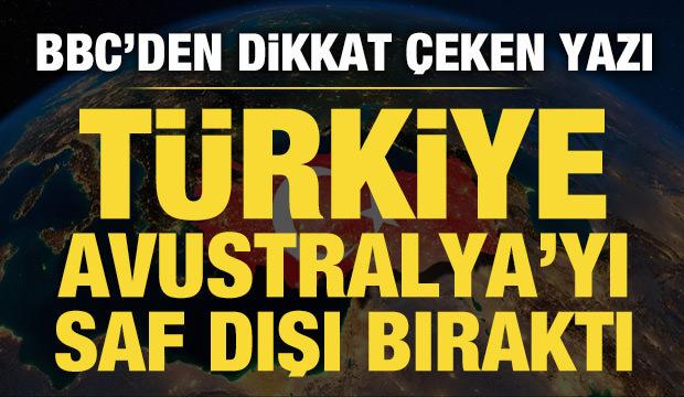 BBC duyurdu: Türkiye, Avustralya’yı saf dışı bıraktı!