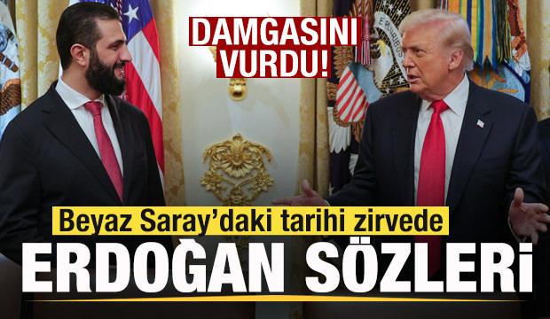 Beyaz Saray’daki tarihi zirvede Erdoğan sözleri! 