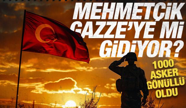 Bin asker gönüllü oldu: Mehmetçik, Gazze'ye mi gidiyor?