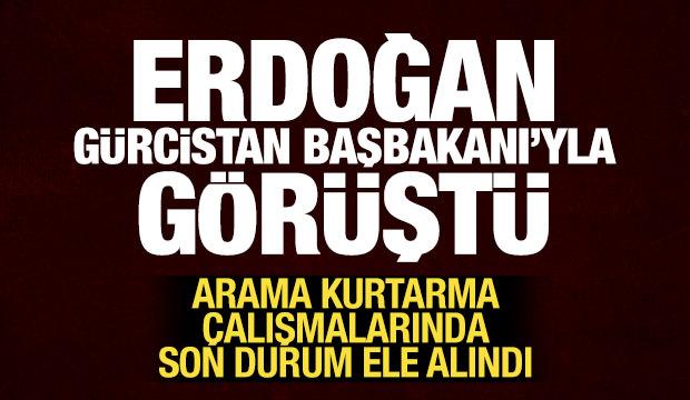 Cumhurbaşkanı Erdoğan, Gürcistan Başbakanı ile görüştü