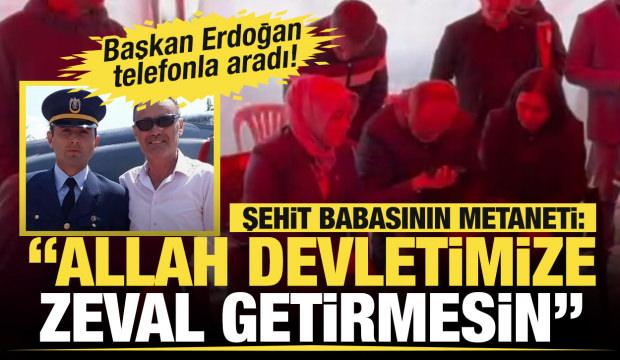 Cumhurbaşkanı Erdoğan'dan Samsunlu şehit ailesine taziye telefonu