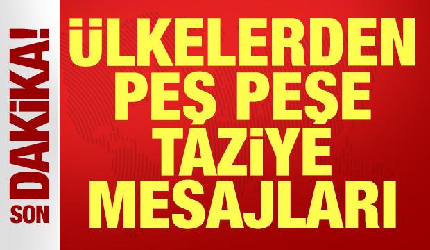 Düşen askeri uçağımız için ülkelerden peş peşe taziye mesajları!