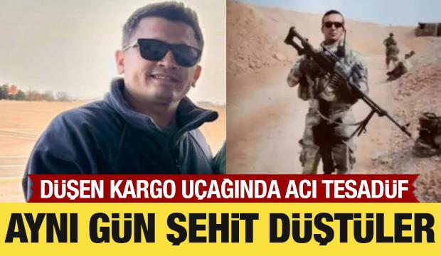Düşen kargo uçağında acı tesadüf: Aynı gün şehit düştüler