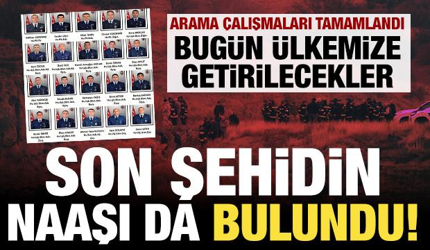 Düşen kargo uçağındaki son şehidin naaşına da ulaşıldı!
