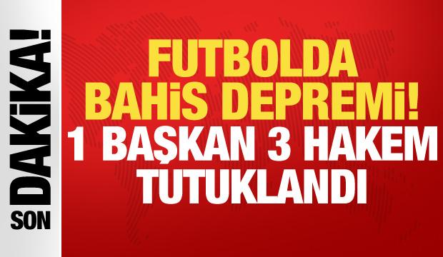Futbolda bahis operasyonu: 4 kişi tutuklandı