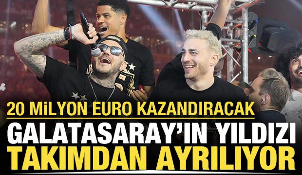 Galatasaray'ın yıldızı takımdan ayrılıyor: Tam 20 milyon Euro kazandıracak