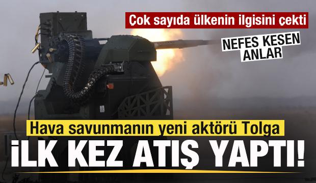 Hava savunmanın yeni aktörü Tolga ilk kez atış yaptı! Nefes kesen anlar