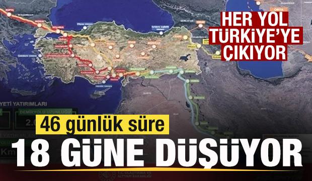 Her yol Türkiye'ye çıkıyor! 46 günlük süre 18 güne düşüyor