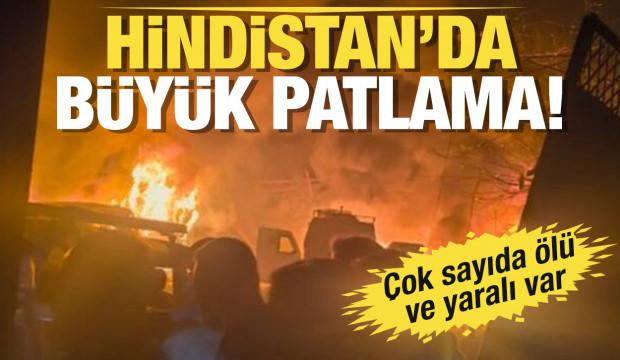 Hindistan'da kırmızı alarm! Karakolda patlama oldu! 