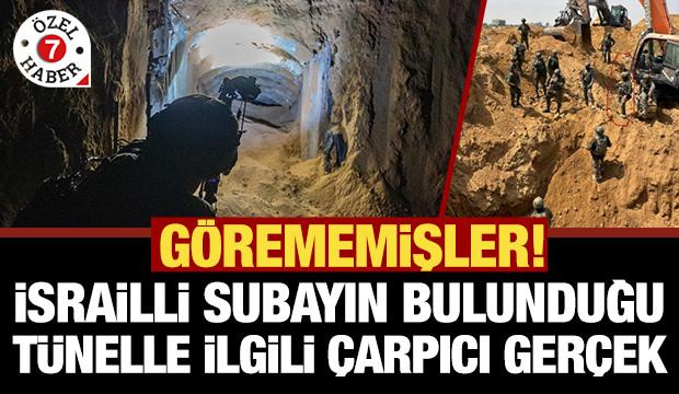 İsrailli subayın bulunduğu tünelle ilgili şok gerçek: Altını üstüne getirip bulamamışlar