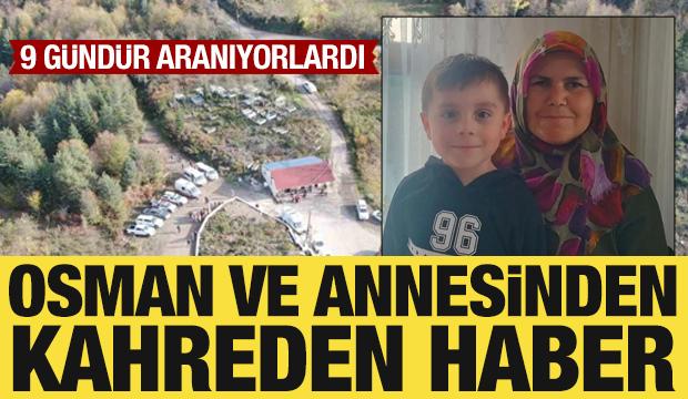 Kastamonu'da kaybolan 5 yaşındaki Osman ve annesi ölü bulundu