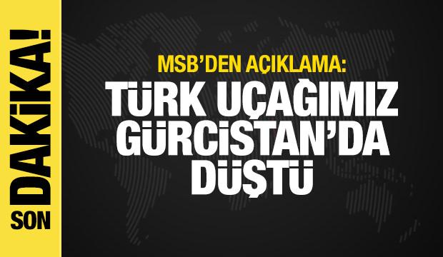 MSB açıkladı: Türk askeri kargo uçağı Gürcistan'da düştü