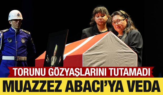Muazzez Abacı’ya veda...Torunu gözyaşlarını tutamadı