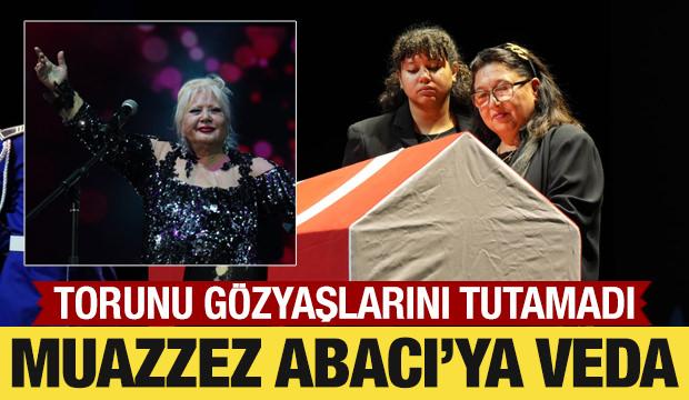 Muazzez Abacı’ya veda...Torunu gözyaşlarını tutamadı