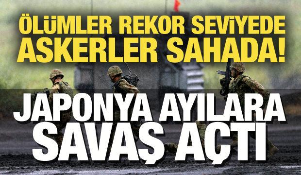 Ölümler rekor seviyeye ulaştı! Japonya ayılara 'askeri savaş' açtı