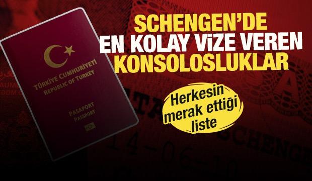 Shchengen vizesinde her pasaportu onaylayan konsolosluklar belli oldu