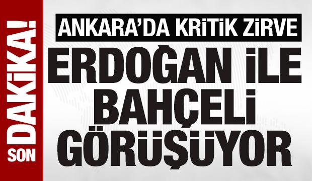 SON DAKİKA: Cumhurbaşkanı Erdoğan, Bahçeli'yi konutunda ziyaret ediyor