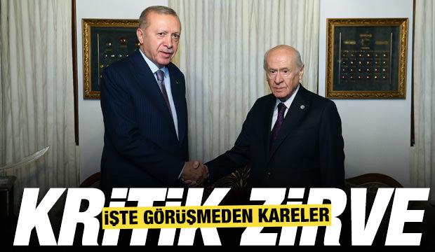 SON DAKİKA: Cumhurbaşkanı Erdoğan'dan Bahçeli'ye ziyaret