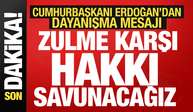 Son dakika: Cumhurbaşkanı Erdoğan'dan önemli açıklamalar