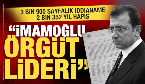 SON DAKİKA: Ekrem İmamoğlu ve İBB'ye yönelik 3 bin 900 sayfalık iddianame hazırlandı