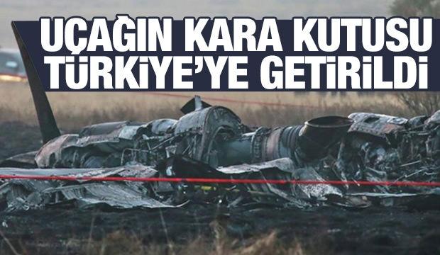 Son dakika haberi: Askeri kargo uçağımızın kara kutusu Türkiye'ye getirildi