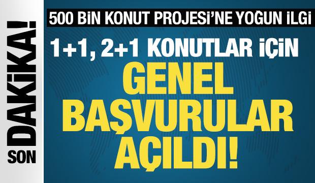 Son Dakika! TOKİ 500 Bin Sosyal Konut Projesi'nde genel başvurular başladı!