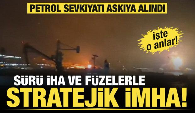 Sürü İHA stratejik imha: Petrol sevkiyatı askıya alındı