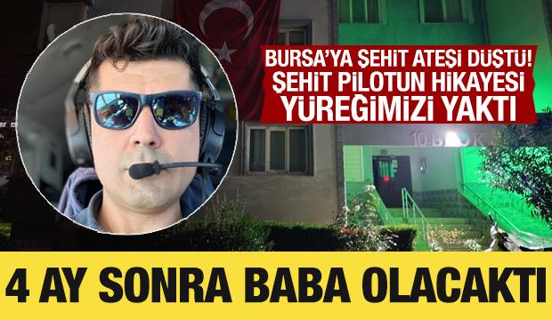 Uçak kazasında şehit düşen pilot Uslu, 4 ay sonra baba olacaktı