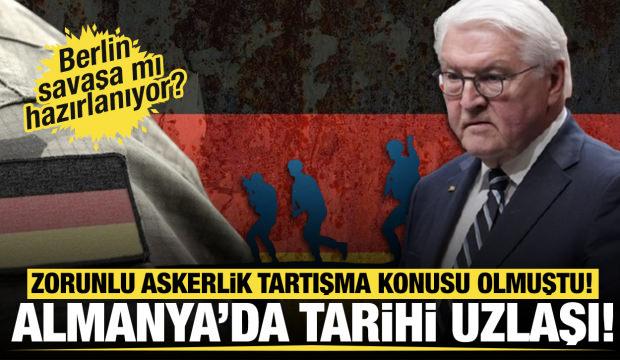 Zorunlu askerlik tartışma konusu olmuştu! Almanya’da tarihi uzlaşı! 