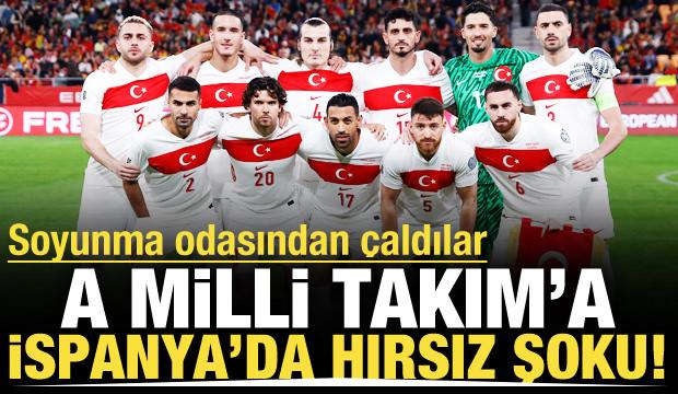 A Milli Takım'a İspanya'da hırsız şoku! Soyunma odasından çaldılar