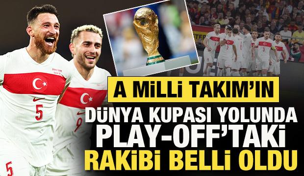 A Milli Takım'ın Dünya Kupası yolunda play-off'taki rakibi belli oldu