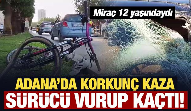 Adana'da korkunç kaza! Sürücü vurup, kaçtı!