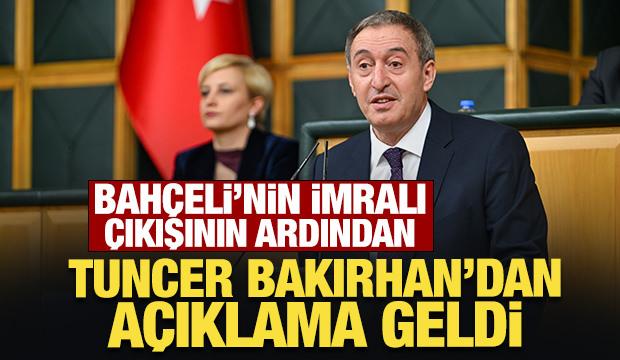 Bahçeli'nin İmralı çıkışının ardından Tuncer Bakırhan'dan açıklama geldi