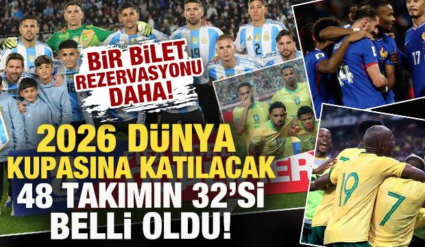 27 yıl sonra 'vize' aldılar! 2026 Dünya Kupası'na katılacak 48 takımın 32'si belli oldu