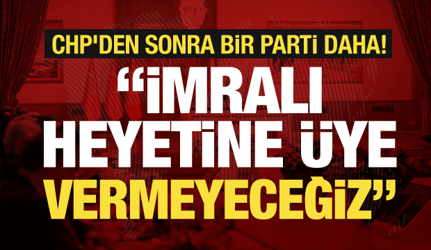 CHP'den sonra Yeni Yol Partisi'nden dikkat çeken İmralı kararı!