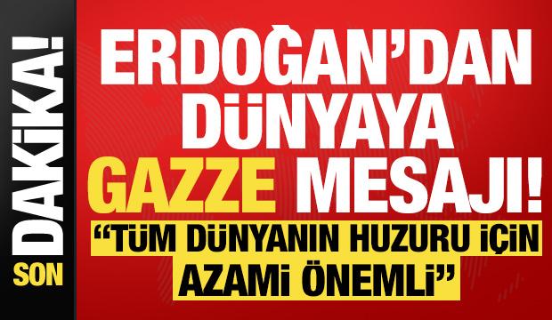 Cumhurbaşkanı Erdoğan G20 Zirvesi'nde konuştu: Gazze'deki ateşkesin devamı önemli