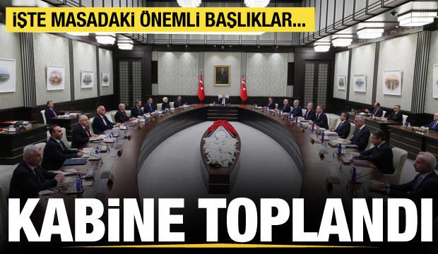 Cumhurbaşkanlığı Kabinesi Beştepe'de toplandı