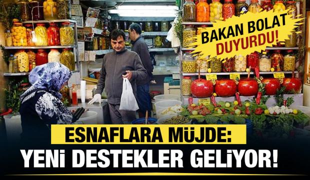 Esnafa faiz indirimi geliyor! Bakan Bolat tarihi verdi