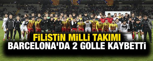 Filistin Milli Takımı, Barcelona'da 2 golle kaybetti