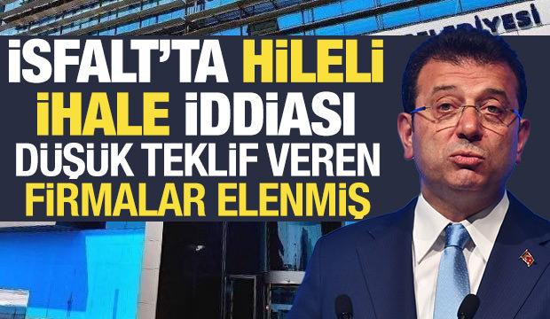  İsfalt'taki ihalelerde "hileli hareketler" iddiası