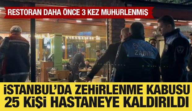 İstanbul'da zehirlenme kabusu: 25 kişi hastaneye başvurdu