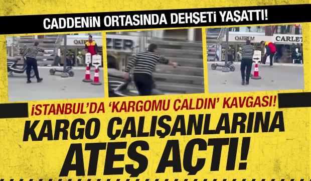 Kargosu çalınan esnaf 2 kargo çalışanını silahla vurdu