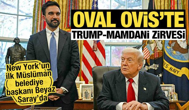 New York'un ilk Müslüman Başkanı Beyaz Saray'da! Trump-Mamdani görüşmesi başladı