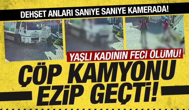 Sinop Belediyesi çöp kamyonu önünden geçen yaşlı kadını ezdi