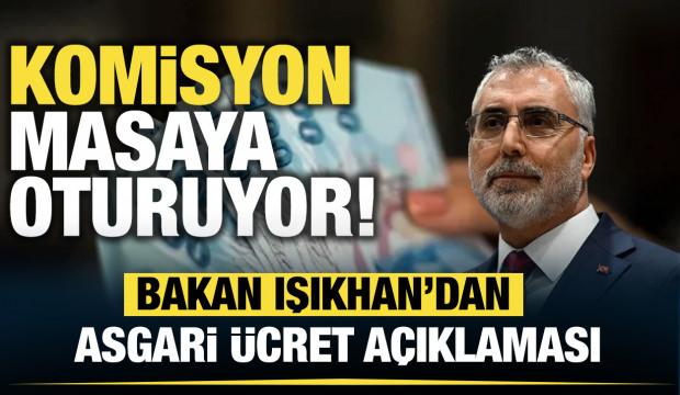 SON DAKİKA! Bakan Işıkhan'dan asgari ücret açıklaması