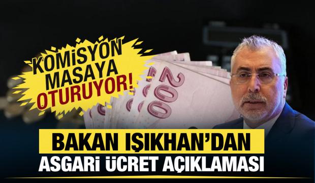 Bakan Işıkhan'dan asgari ücret açıklaması