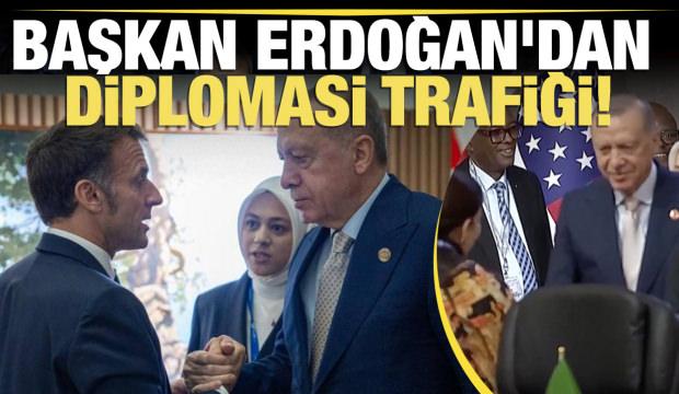 Son dakika... Başkan Erdoğan'dan diplomasi trafiği!